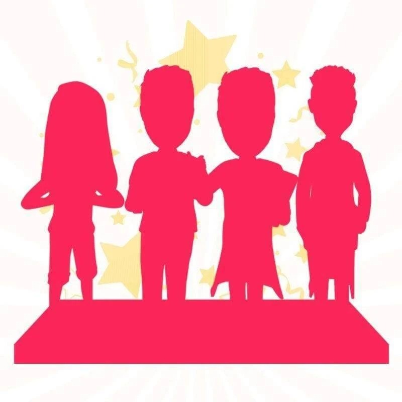 Fully Customizable Figure Bobblehead - 4 Person