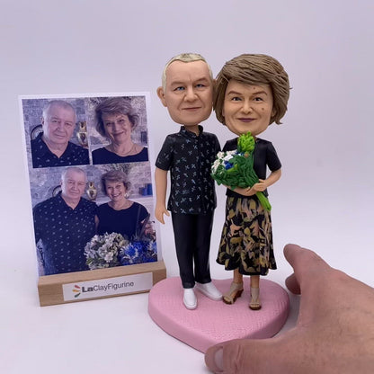 هدية مخصصة لذكرى الزواج للأزواج من Bobbleheads