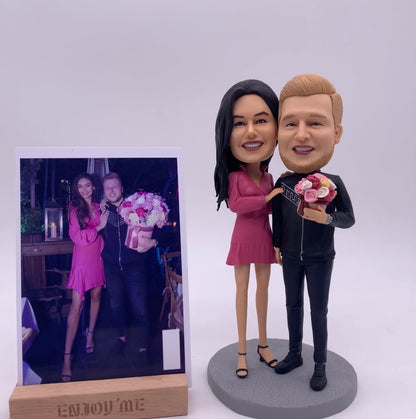 هدية مخصصة لذكرى الزواج للأزواج من Bobbleheads