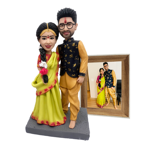 Bobblehead Personalized India Custom Figurine For Couple