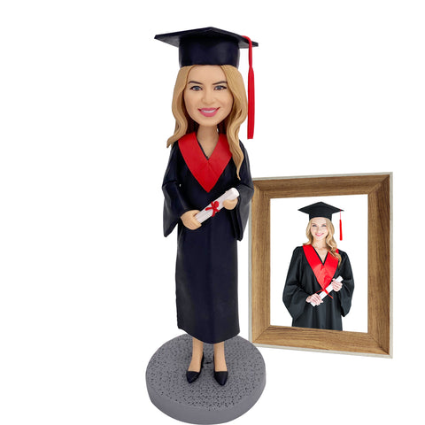 Custom Bobblehead Dolls Personalized Graduation Gift-1 Person