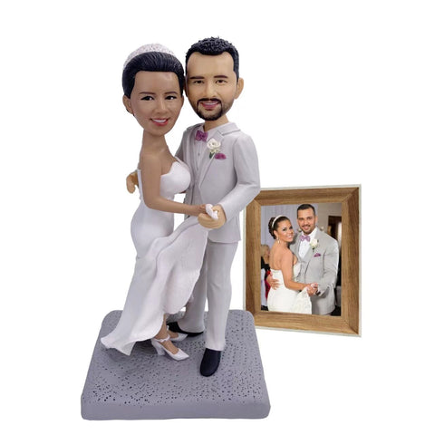 Custom Lover Bobblehead Figurine Personalized Anniversary Gift Ideas For Couples
