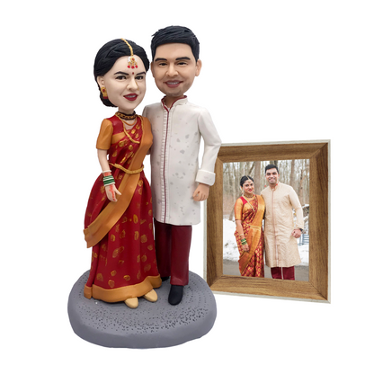 Bobblehead Personalized India Custom Figurine For Couple